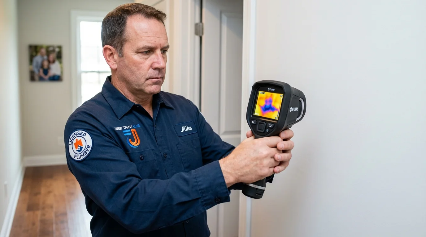 Thermal imaging leak detection by Johns Plumbing LLC in Headland